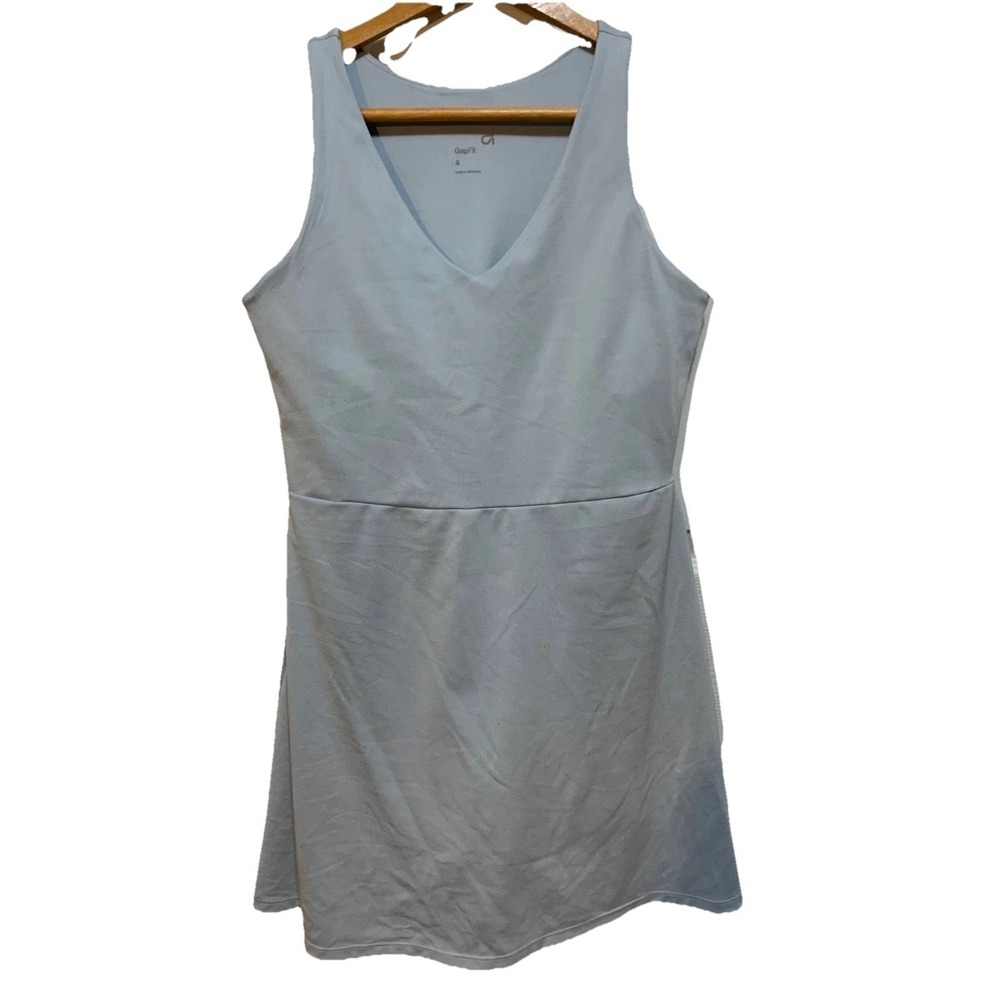 GapFit Active Tank Dress Blue sports activewear stretch fit small athletic‎ yoga